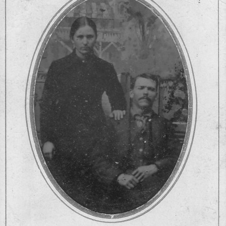 Marriage photo of Belle Sparks and George Washington McKenney Jr.