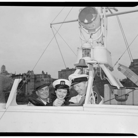 Portrait of Cliff Edwards, Betty Brewer, and Frank Raye