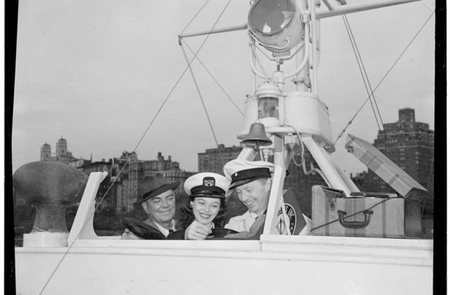 Portrait of Cliff Edwards, Betty Brewer, and Frank Raye
