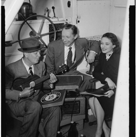 Betty Brewer with Cliff Edwards and Frank Raye