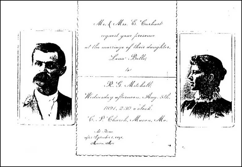 Image of Robert Gwyn Mitchell and Lena Bell Carhart