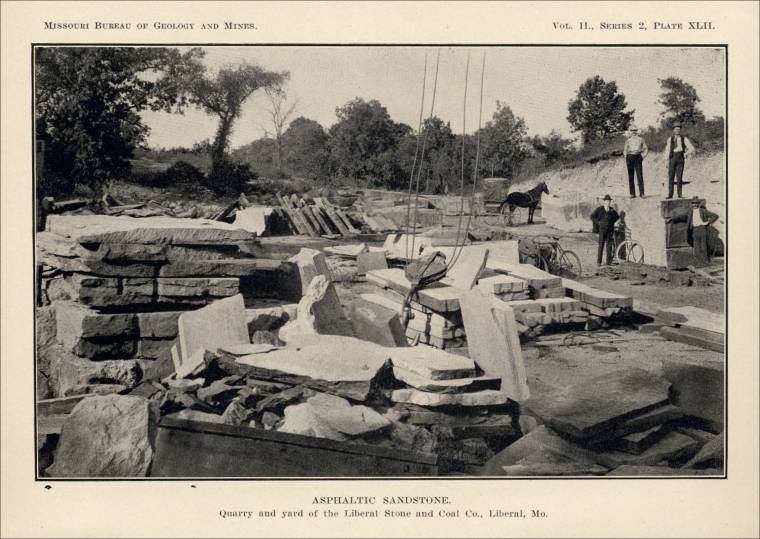 The Quarrying Industry of Missouri, 1904 (at Liberal)