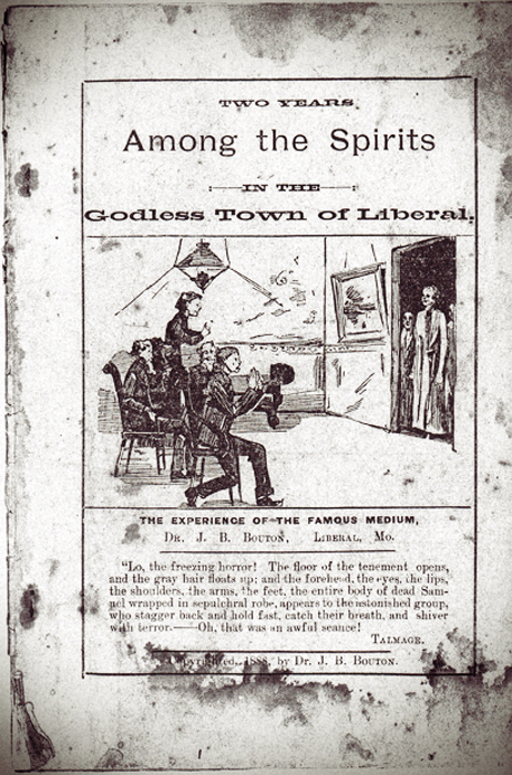 “Two Years Among The Spirits” by Dr. J. B. Bouton, pages 1 thru 5